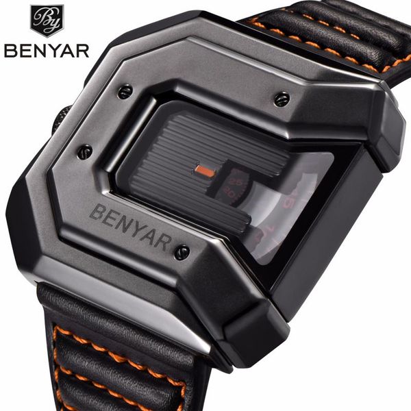 wristwatches benyar brand sports quartz watch men leather waterproof luxury business male wristwatch relogio masculino for man, Slivery;brown
wristwatches benyar brand sports quartz watch men leather waterproof luxury business male wristwatch relogio masculino for man, Slivery;brown