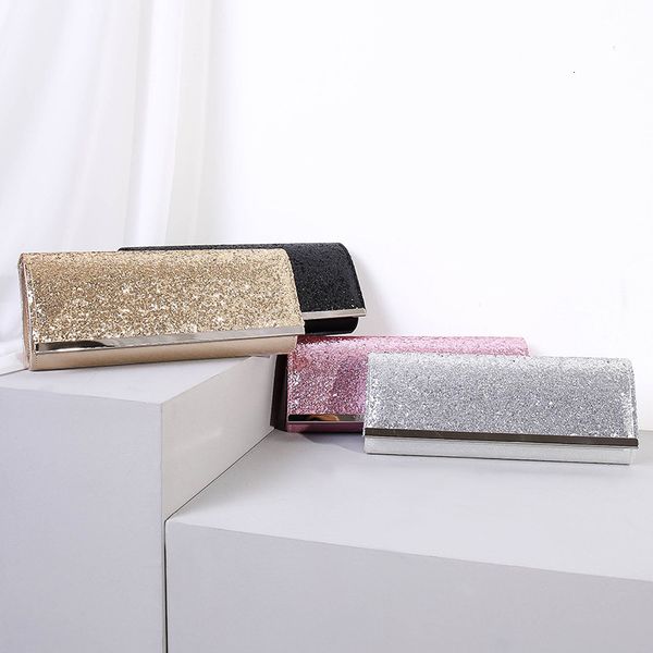 evening bag style dinner , glitter chain messenger hand girl's banquet bride's