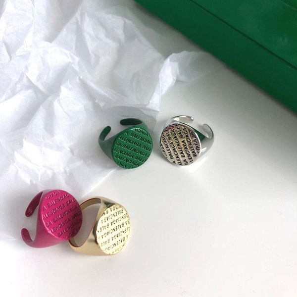 wedding rings 2021 vintage hip hop lettering ring colorful metal enamel wide finger for women girl travel party jewelry gifts, Slivery;golden
wedding rings 2021 vintage hip hop lettering ring colorful metal enamel wide finger for women girl travel party jewelry gifts, Slivery;golden