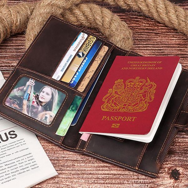 crazy horse leather vintage passport wallet multi-functional long hand bag with coin pocket ticket folder passpor wallets, Red;black
crazy horse leather vintage passport wallet multi-functional long hand bag with coin pocket ticket folder passpor wallets, Red;black