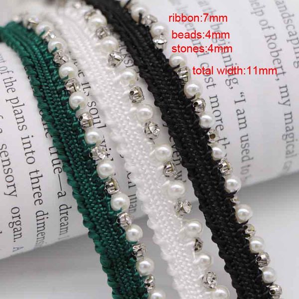 ribbon 3 yards 1.1cm wide black/ivory/green rhinestones beads fabric embroidery dress bag belt lace trimn tapes t37x68t200515y, Pink;blue
ribbon 3 yards 1.1cm wide black/ivory/green rhinestones beads fabric embroidery dress bag belt lace trimn tapes t37x68t200515y, Pink;blue