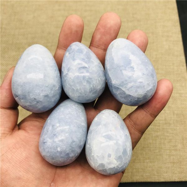 decorative objects & figurines natural polished blue celestite crystal egg shaped stone specimen healing decor quartz crystals
decorative objects & figurines natural polished blue celestite crystal egg shaped stone specimen healing decor quartz crystals