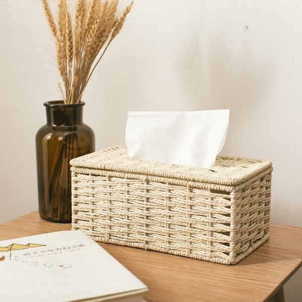 tissue boxes & napkins rattan box vintage napkin case woven basket desksundries storage container cover for office home decoration
tissue boxes & napkins rattan box vintage napkin case woven basket desksundries storage container cover for office home decoration