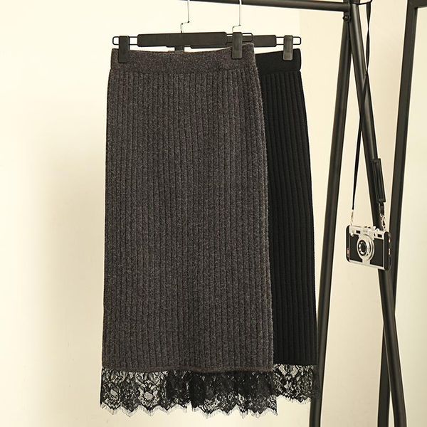 skirts women knitted sweater skirt midi stripe lace pencil high waist knitting bottoms elastic autumn warm winter, Black
skirts women knitted sweater skirt midi stripe lace pencil high waist knitting bottoms elastic autumn warm winter, Black