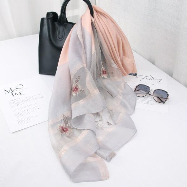 scarves arrival 2021 embroidery hijab silk wool shawl scarf bandana foulard femme pashmina women travel beach poncho, Blue;gray
scarves arrival 2021 embroidery hijab silk wool shawl scarf bandana foulard femme pashmina women travel beach poncho, Blue;gray