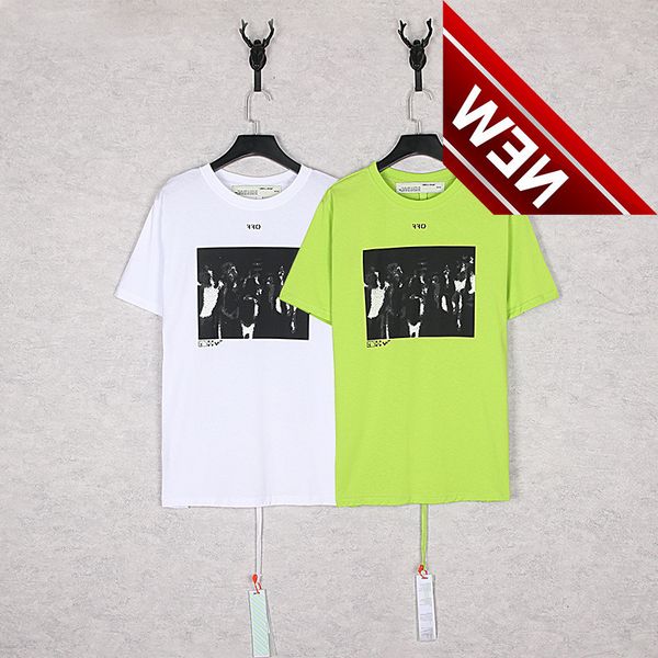 off ink jet style abstract oil painting arrstyle short sleeve fashion brand round neck t-shirt, White;black
off ink jet style abstract oil painting arrstyle short sleeve fashion brand round neck t-shirt, White;black