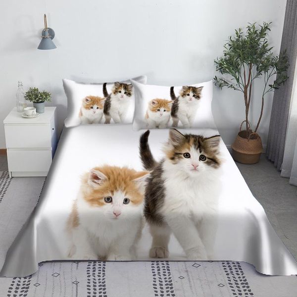 sheets & sets lovely cat bed sheet set digital printing polyester flat with case print bedding 1/1.2/1.35/1.5/1.8/2.0m
sheets & sets lovely cat bed sheet set digital printing polyester flat with case print bedding 1/1.2/1.35/1.5/1.8/2.0m