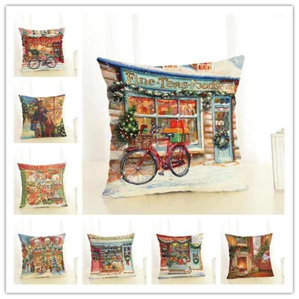 christmas decorations year decor for home adornos de navidad decoration accessories natal snow painting cushion cover1
christmas decorations year decor for home adornos de navidad decoration accessories natal snow painting cushion cover1