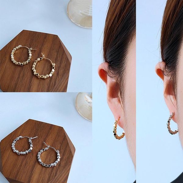 hoop & huggie fashionable temperament heavy metal earring women's earrings gold simple round trendy statement fashion jewelry, Golden;silver
hoop & huggie fashionable temperament heavy metal earring women's earrings gold simple round trendy statement fashion jewelry, Golden;silver