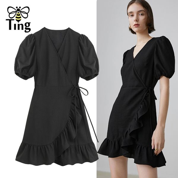 vintage designer puff sleeve black casual mini short dress summer boho ruffles street chic vestidos dark za 210513, Black;gray
vintage designer puff sleeve black casual mini short dress summer boho ruffles street chic vestidos dark za 210513, Black;gray