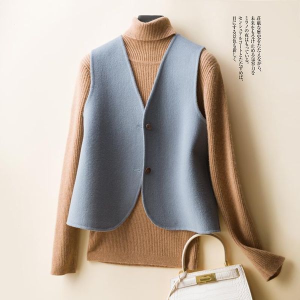 women's vests zehngsea style pure wool coat vest big v-neck sleeveless 100% woolen small fashion keep warm simple atmosphere, Black;white
women's vests zehngsea style pure wool coat vest big v-neck sleeveless 100% woolen small fashion keep warm simple atmosphere, Black;white