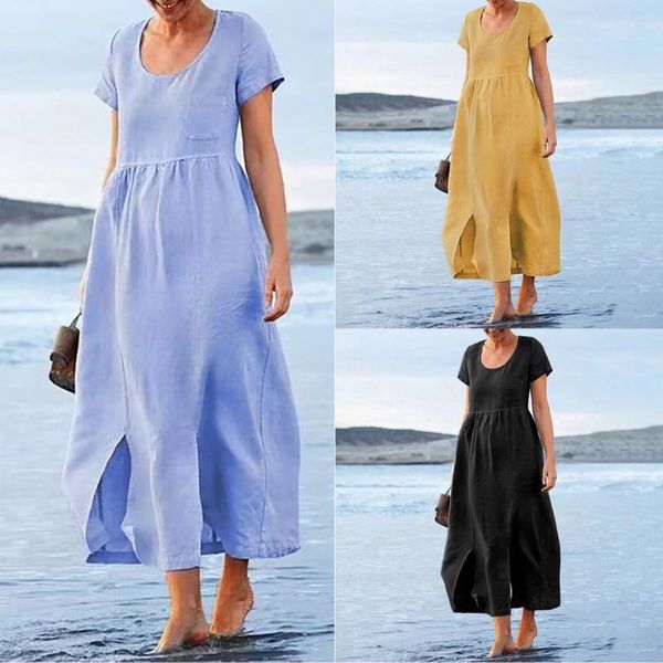 maternity dresses casual loose women's cotton linen round neck short sleeve pockets irregular hem dress womens elegant long, White
maternity dresses casual loose women's cotton linen round neck short sleeve pockets irregular hem dress womens elegant long, White
