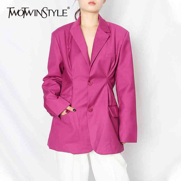 ruched black blazer for women notched long sleeve casual minimalist blazers female autumn fashion clothes 210524, White;black
ruched black blazer for women notched long sleeve casual minimalist blazers female autumn fashion clothes 210524, White;black