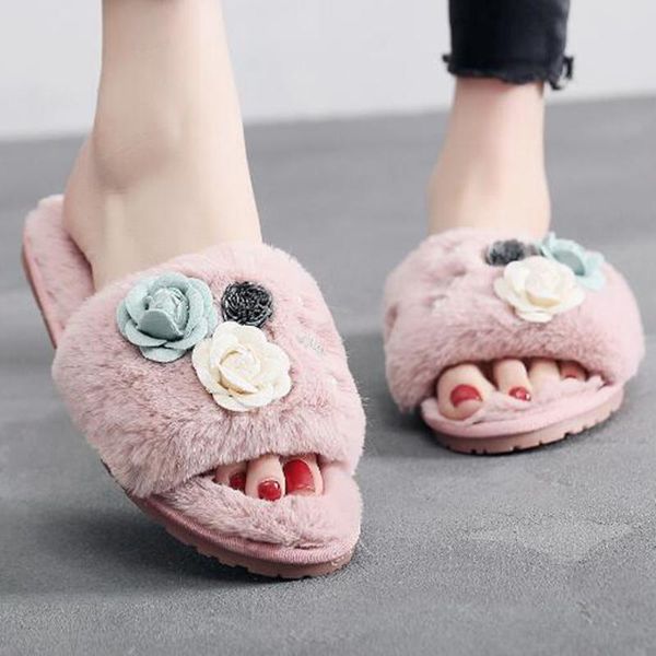 slippers plush cotton female flowers indoor fur warm shoes woman slip on soft flats casual slipper women s53, Black
slippers plush cotton female flowers indoor fur warm shoes woman slip on soft flats casual slipper women s53, Black