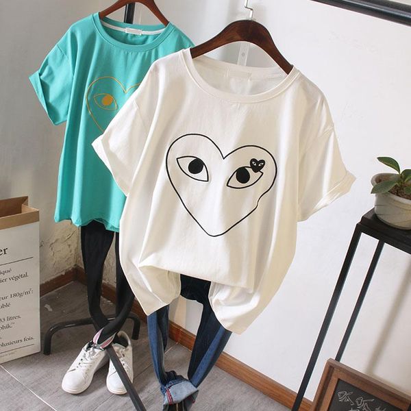women's t-shirt embroidery love cotton white peach heart print loose crew neck short sleeve bottoming shirt for women
women's t-shirt embroidery love cotton white peach heart print loose crew neck short sleeve bottoming shirt for women
