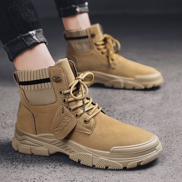 foot race meiku meilao protective shoes men's work thick soled anti-skid waterproof martin boots site odor proof men, Black
foot race meiku meilao protective shoes men's work thick soled anti-skid waterproof martin boots site odor proof men, Black