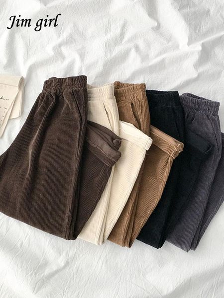 women's pants & capris corduroy y2k baggy joggers women elegant high waist autumn vintage korean wide leg casual loose, Black;white
women's pants & capris corduroy y2k baggy joggers women elegant high waist autumn vintage korean wide leg casual loose, Black;white