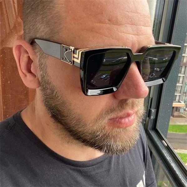 sunglasses 2021 retro square men brand designer fashion black oversized sun glasses shades for women big frame uv400 oculos, White;black
sunglasses 2021 retro square men brand designer fashion black oversized sun glasses shades for women big frame uv400 oculos, White;black