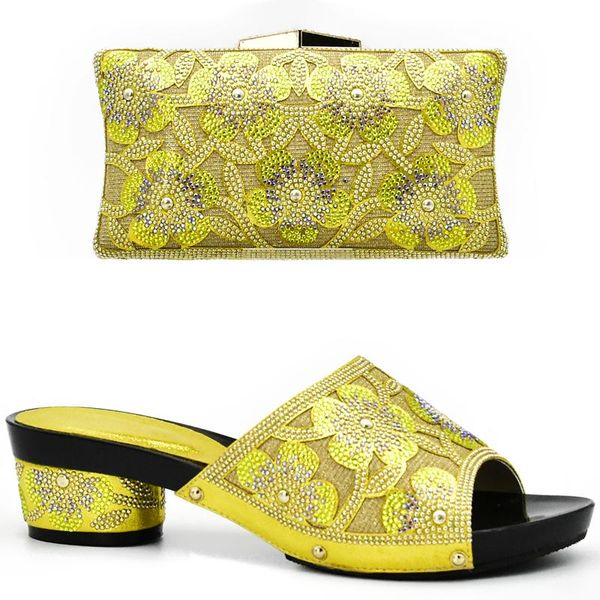 dress shoes yellow color african matching and bags italian in women bag set italy rhinestone wedding, Black
dress shoes yellow color african matching and bags italian in women bag set italy rhinestone wedding, Black