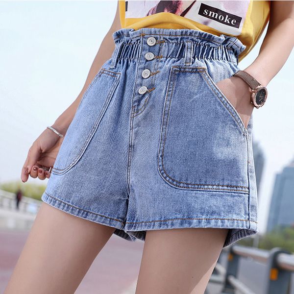 women's jeans large size denim shorts 2021 summer high elastic waist women casual loose ladies fashion wide-leg short eebd, Blue
women's jeans large size denim shorts 2021 summer high elastic waist women casual loose ladies fashion wide-leg short eebd, Blue
