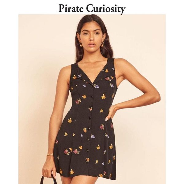 pirate curiosity floral slim mini dress 2021 summer short sleeve v neck casual dresses streetwear elegant party chic, Black;gray
pirate curiosity floral slim mini dress 2021 summer short sleeve v neck casual dresses streetwear elegant party chic, Black;gray