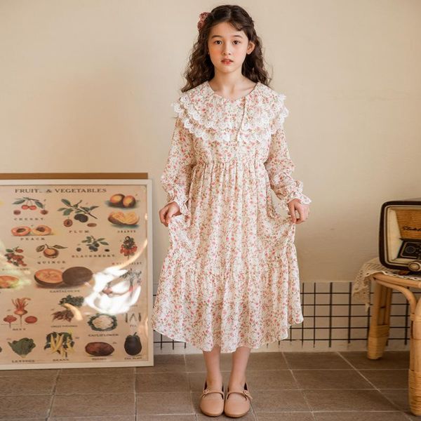spring and summer floral chiffon baby collar girl dress sweet little fresh children princess costume girl's dresses, Red;yellow
spring and summer floral chiffon baby collar girl dress sweet little fresh children princess costume girl's dresses, Red;yellow