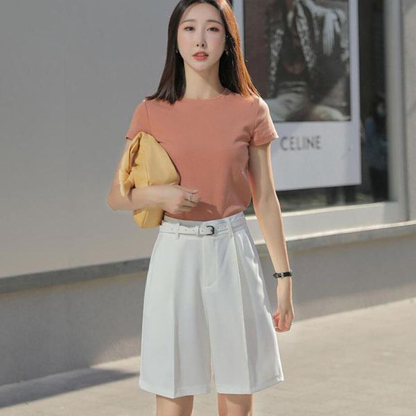 women white purple blue suit female vintage classic korean blazer loose wide leg half pants mujer 2021 women's & capris, Black;white
women white purple blue suit female vintage classic korean blazer loose wide leg half pants mujer 2021 women's & capris, Black;white