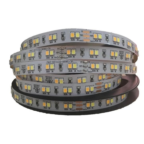 smd 2835 10mm pcb 120leds/m cw/ww dual white light 22-24lm double color temperature adjustable cct flexible led strip strips
smd 2835 10mm pcb 120leds/m cw/ww dual white light 22-24lm double color temperature adjustable cct flexible led strip strips