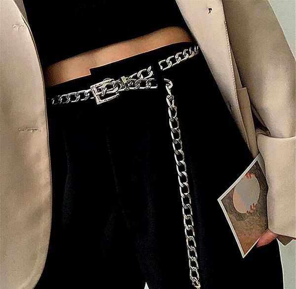 european and american retro metal waist chain wild simple hip hop belt accessories fast delivery, Black;brown
european and american retro metal waist chain wild simple hip hop belt accessories fast delivery, Black;brown