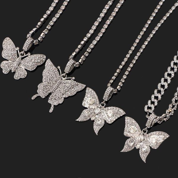 chains iced out bling big butterfly pendant necklace for women luxury full rhinestone tennis chain choker 2021 fashuin jewelry, Silver
chains iced out bling big butterfly pendant necklace for women luxury full rhinestone tennis chain choker 2021 fashuin jewelry, Silver