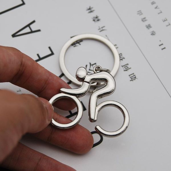 keychains 2021 metal sporty man bicycle figure keychain keyring trinket souvenirs creative key chain for cycling lover biker accessories, Silver
keychains 2021 metal sporty man bicycle figure keychain keyring trinket souvenirs creative key chain for cycling lover biker accessories, Silver