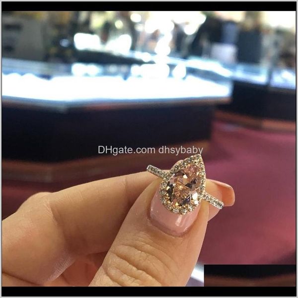 band luxury womens wedding ring fashion gemstone simated diamond engagement rings for women jewelry drop delivery 2021 sew23, Silver
band luxury womens wedding ring fashion gemstone simated diamond engagement rings for women jewelry drop delivery 2021 sew23, Silver