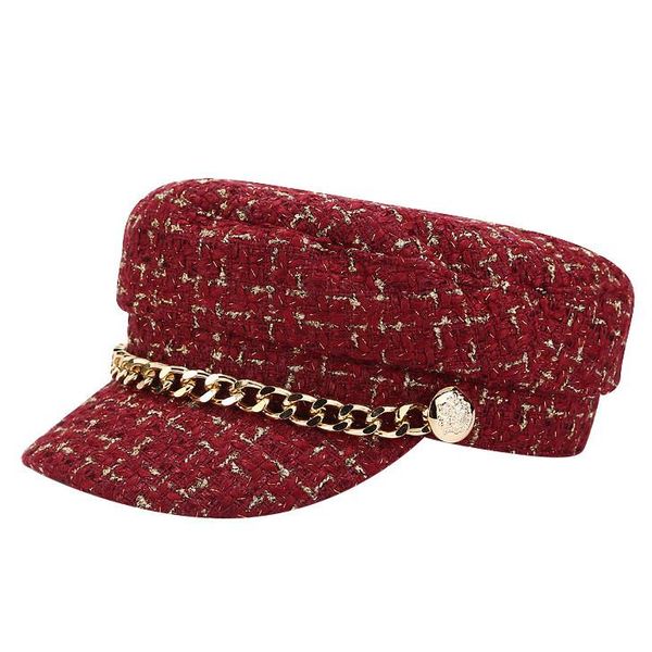 berets 2021 men women sboy hat flat decorative chain tweed sun country beret baker cap painter caps wholesale, Blue;gray
berets 2021 men women sboy hat flat decorative chain tweed sun country beret baker cap painter caps wholesale, Blue;gray