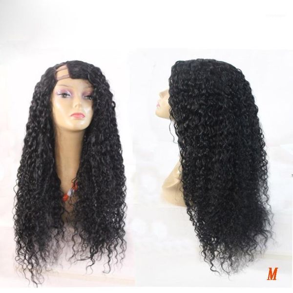 simbeauty curly human hair u part wig brazilian remy natural black 1x4 inch openning middle partleft part,right wig1, Black;brown
simbeauty curly human hair u part wig brazilian remy natural black 1x4 inch openning middle partleft part,right wig1, Black;brown