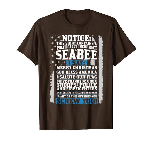 the notice seabee shirt, White;black 
the notice seabee shirt, White;black