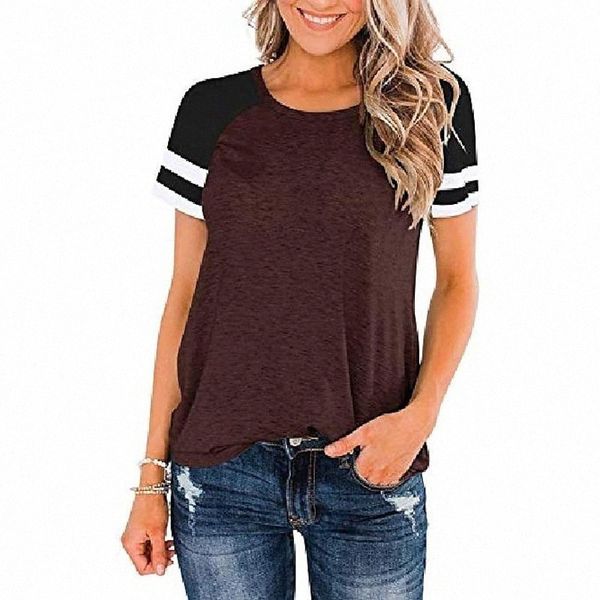 owin women raglan short sleeve t shirt color block baseball striped shirt loose tunic tee (wine-red,xxl) f0qs#, White
owin women raglan short sleeve t shirt color block baseball striped shirt loose tunic tee (wine-red,xxl) f0qs#, White