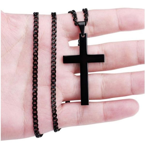 pendant necklaces cross nelace bla chain stainl steel nelaces for men jewelry collana kolye bijoux collar mujer collier homme, Silver
pendant necklaces cross nelace bla chain stainl steel nelaces for men jewelry collana kolye bijoux collar mujer collier homme, Silver