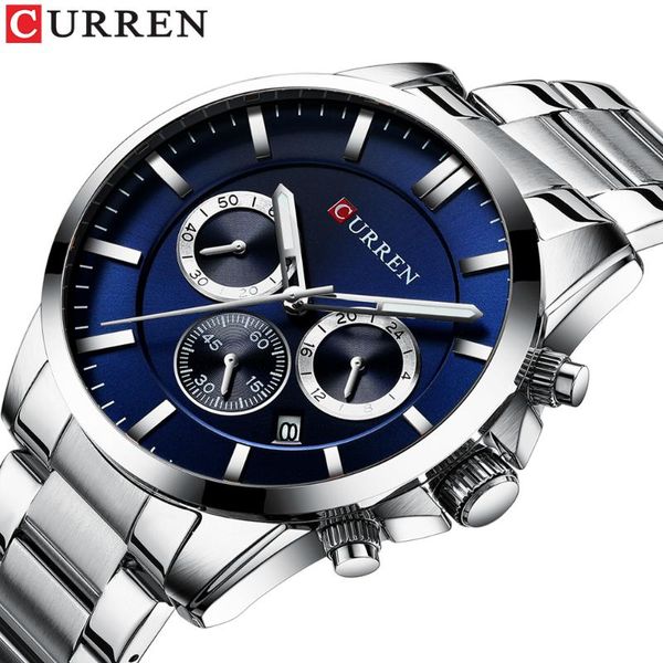 wristwatches watches men brand curren luxury quartz watch mens casual military wristwatch stainless steel clock with chronograph, Slivery;brown
wristwatches watches men brand curren luxury quartz watch mens casual military wristwatch stainless steel clock with chronograph, Slivery;brown