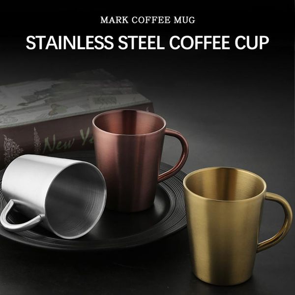mugs 300ml water cup drinkware double wall insulated stainless steel rose gold with handgrip home dining bar beer
mugs 300ml water cup drinkware double wall insulated stainless steel rose gold with handgrip home dining bar beer