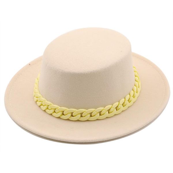 wide brim hats women's hat fedoras 2021 men's autumn winter with chain black fashion wool chapel beach warm panama wedding picture, Blue;gray
wide brim hats women's hat fedoras 2021 men's autumn winter with chain black fashion wool chapel beach warm panama wedding picture, Blue;gray