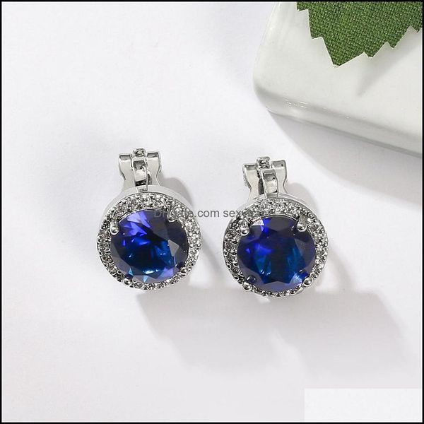 ear cuff earrings jewelry s2527 fashion round clip copper womens elegant blue crystal earclip drop delivery 2021 gcjyf, Silver
ear cuff earrings jewelry s2527 fashion round clip copper womens elegant blue crystal earclip drop delivery 2021 gcjyf, Silver
