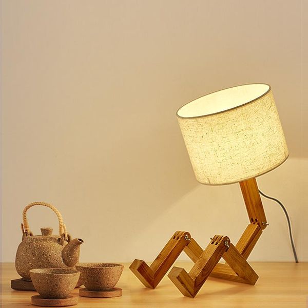 table lamps creative solid wood humanoid lamp study bedroom bedside robot folding led
table lamps creative solid wood humanoid lamp study bedroom bedside robot folding led