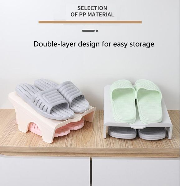 solid color shoe bracket double layer plastic saving space storage utensil white/ apricot/ grey/ pink package of 4 pieces clothing & wardrob
solid color shoe bracket double layer plastic saving space storage utensil white/ apricot/ grey/ pink package of 4 pieces clothing & wardrob