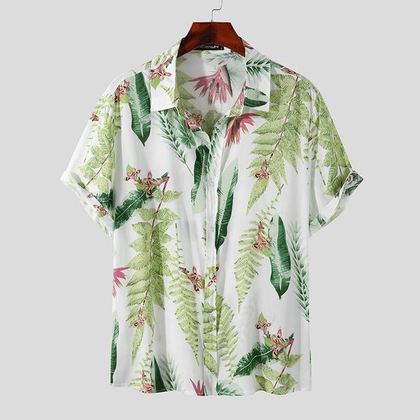 men's casual shirts 2021 men hawaiian shirt printing lapel short sleeve button summer streetwear vacation camisa masculina incerun 3xl, White;black
men's casual shirts 2021 men hawaiian shirt printing lapel short sleeve button summer streetwear vacation camisa masculina incerun 3xl, White;black