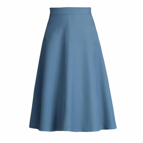 skirts summer autumn women's skirt temperament professional high waist medium long solid color a-word large swing umbrella, Black
skirts summer autumn women's skirt temperament professional high waist medium long solid color a-word large swing umbrella, Black