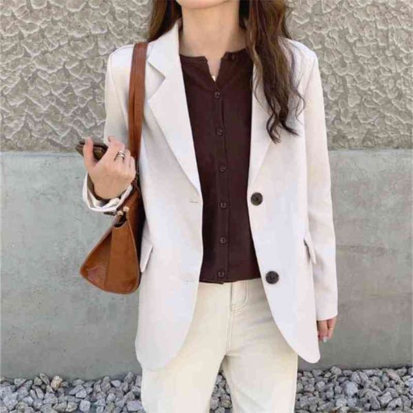 suits female vintage autumn office ladies notched collar black women blazer breasted jacket casual pockets suits coat 210423, White;black
suits female vintage autumn office ladies notched collar black women blazer breasted jacket casual pockets suits coat 210423, White;black
