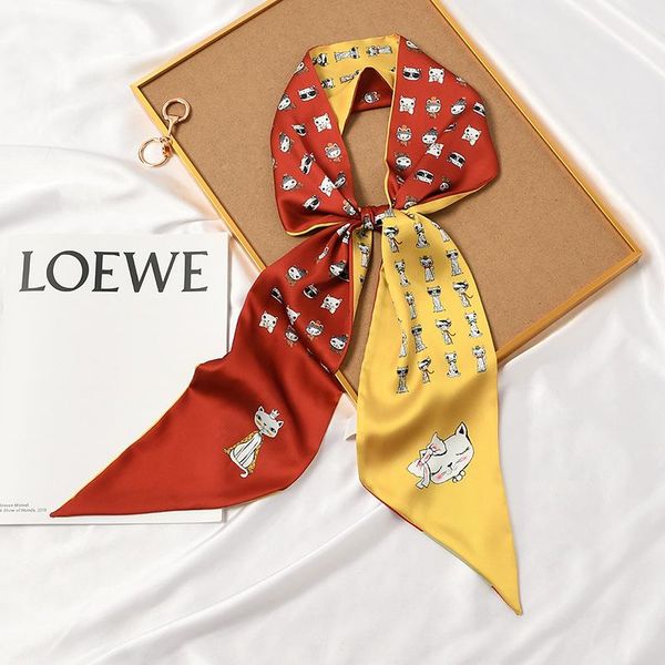 scarves elegant 150cm long striped dot letter floral print scarf casual four seasons silk thin neck tie handband head band shawl, Blue;gray
scarves elegant 150cm long striped dot letter floral print scarf casual four seasons silk thin neck tie handband head band shawl, Blue;gray
