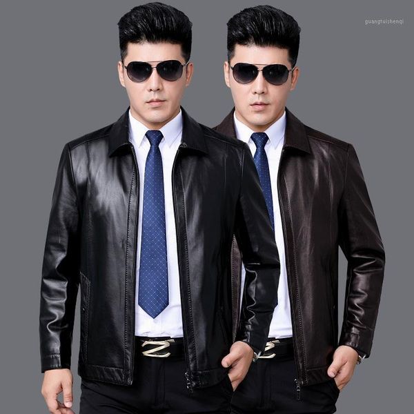 men's leather & faux 2021 winter flowers childe sheep true men coat lapels velvet warm haining jacket, Black
men's leather & faux 2021 winter flowers childe sheep true men coat lapels velvet warm haining jacket, Black