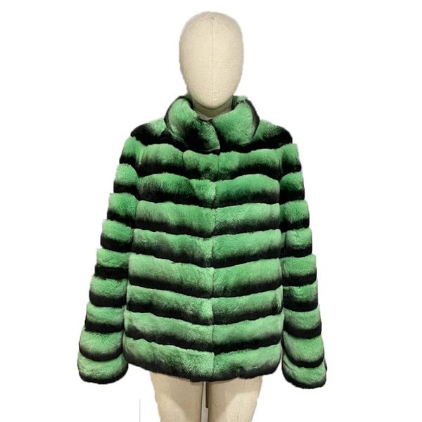 women's fur & faux real rex jacket winter coat women warm fashion outerwear chinchilla color 2021 -style, Black
women's fur & faux real rex jacket winter coat women warm fashion outerwear chinchilla color 2021 -style, Black