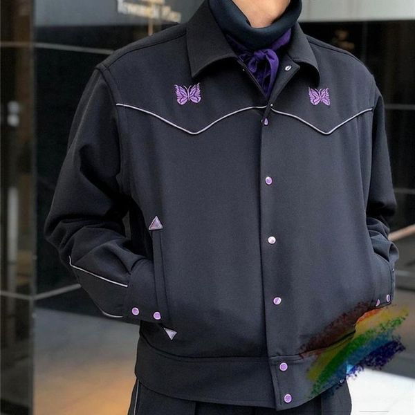 men's jackets black needles jacket men women vintage classic butterfly embroidered awge coats f0pw, Black;brown
men's jackets black needles jacket men women vintage classic butterfly embroidered awge coats f0pw, Black;brown